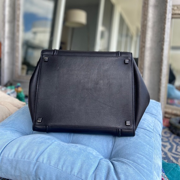 Authentic Celine Calfskin Medium Luggage Phantom Tote! Posh-mark Authenticated! - Picture 5 of 12